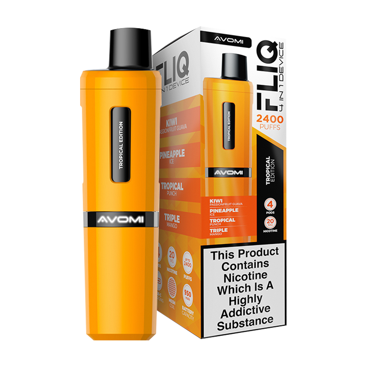 Tropical Edition Avomi Fliq 4in1 Vape Kit