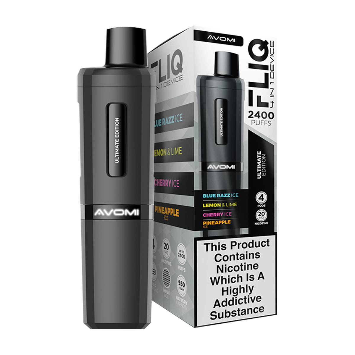 Ultimate Edition Avomi Fliq 4in1 Vape Kit