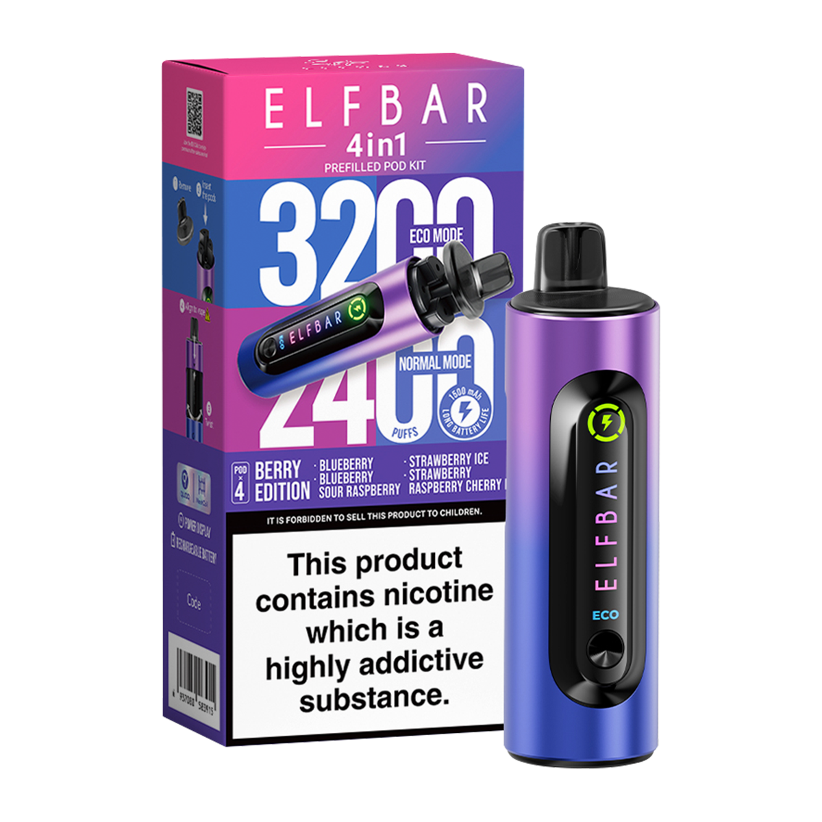 Berry Edition Elfbar 4in1 Vape Kit