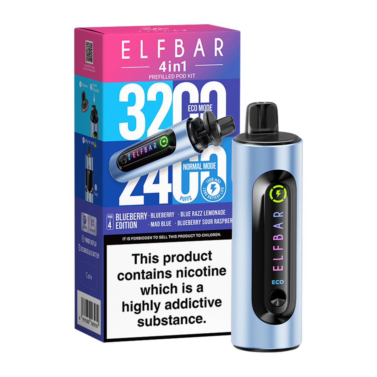Blueberry Edition Elfbar 4in1 Vape Kit