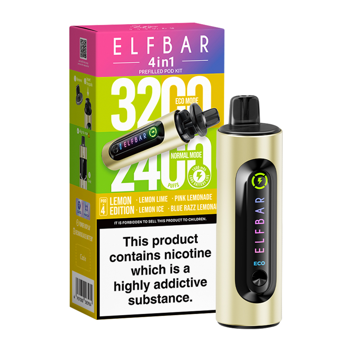 Lemon Edition Elfbar 4in1 Vape Kit