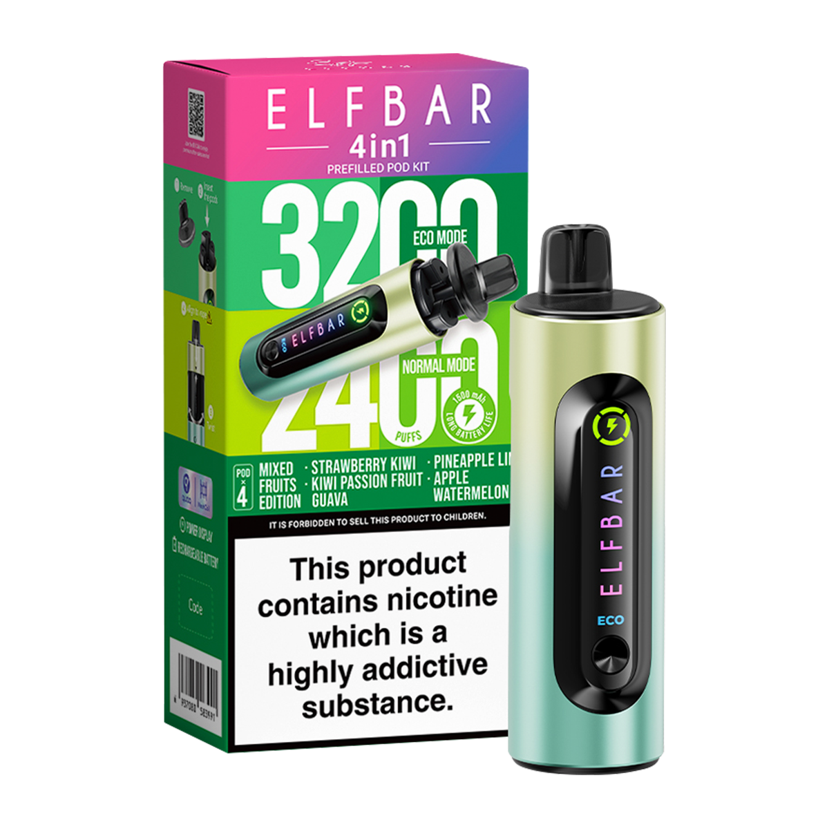 Mixed Fruits Edition Elfbar 4in1 Vape Kit