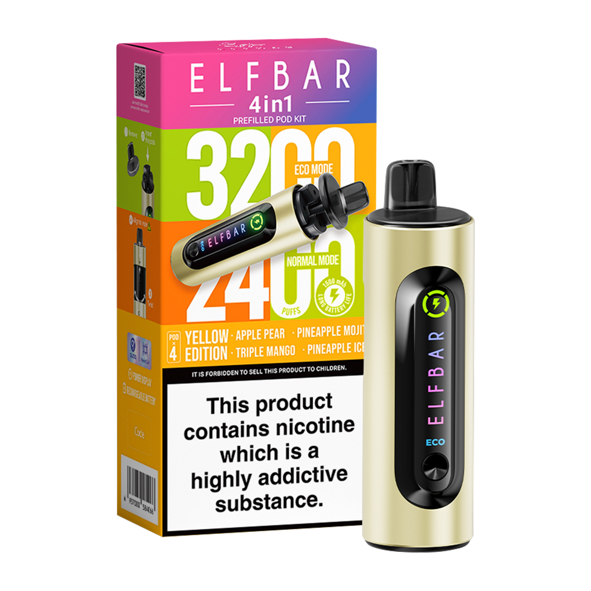 Yellow Edition Elfbar 4in1 Vape Kit