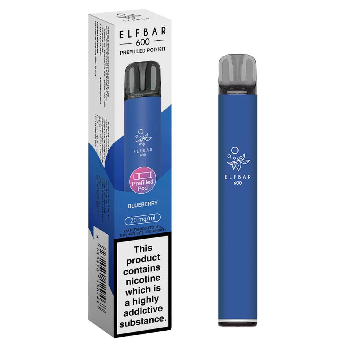 elfbar 600 prefilled pod kit blueberry