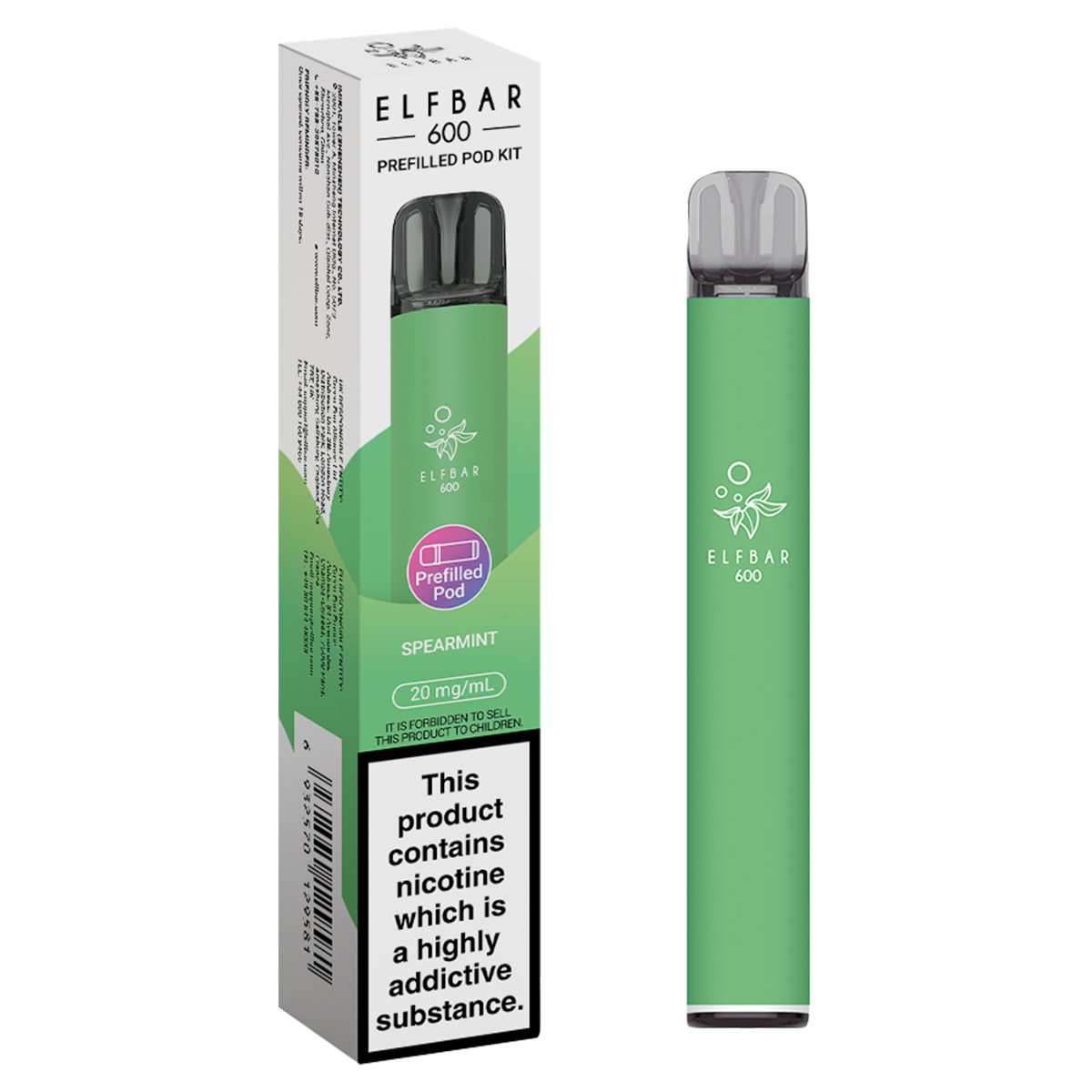 elfbar 600 prefilled pod kit spearmint