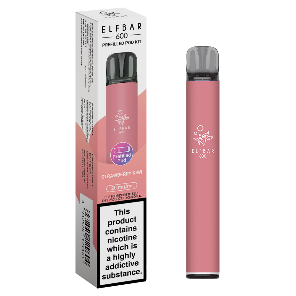 elfbar 600 prefilled pod kit strawberry kiwi