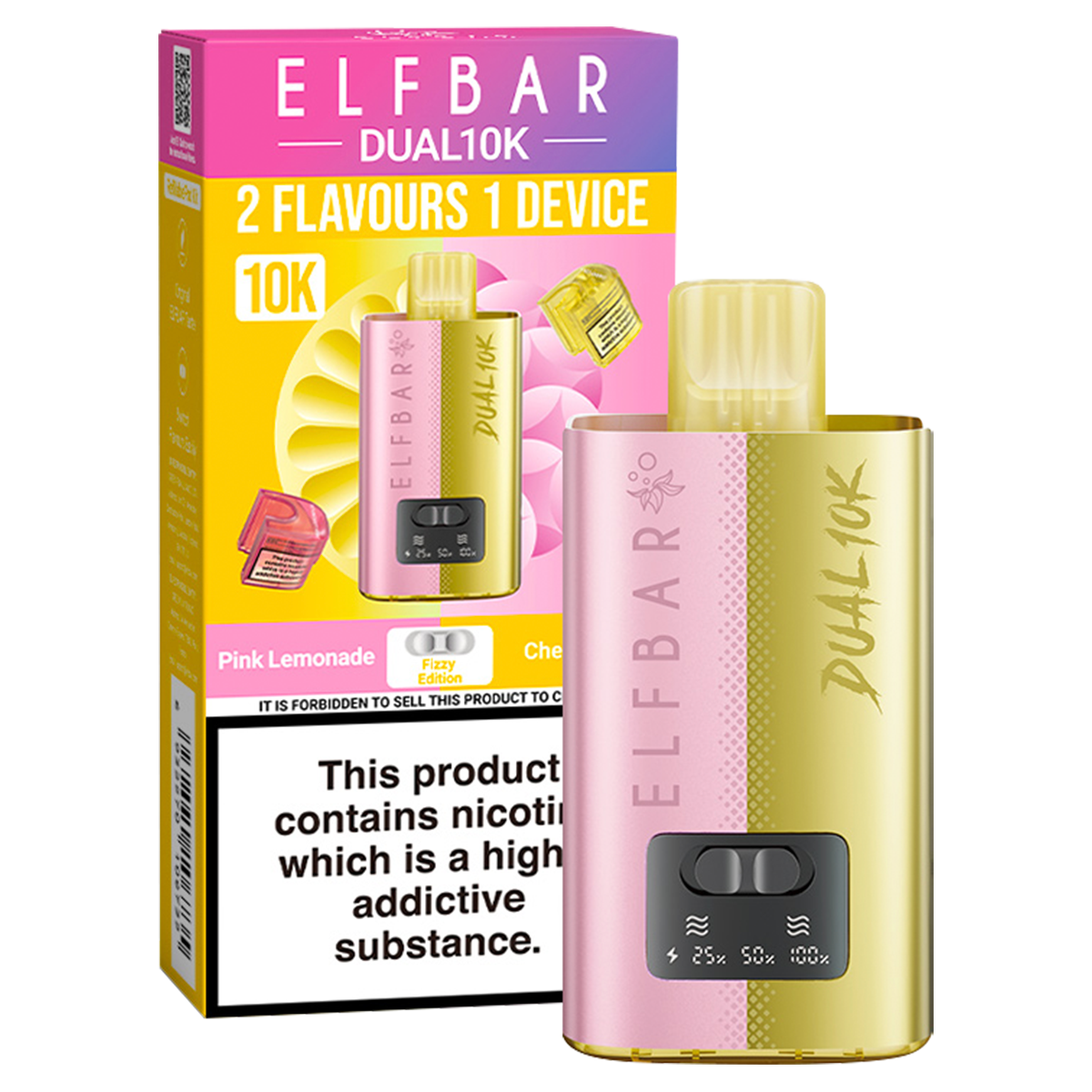 Elfbar Dual 10k Vape Kit Fizzy Edition