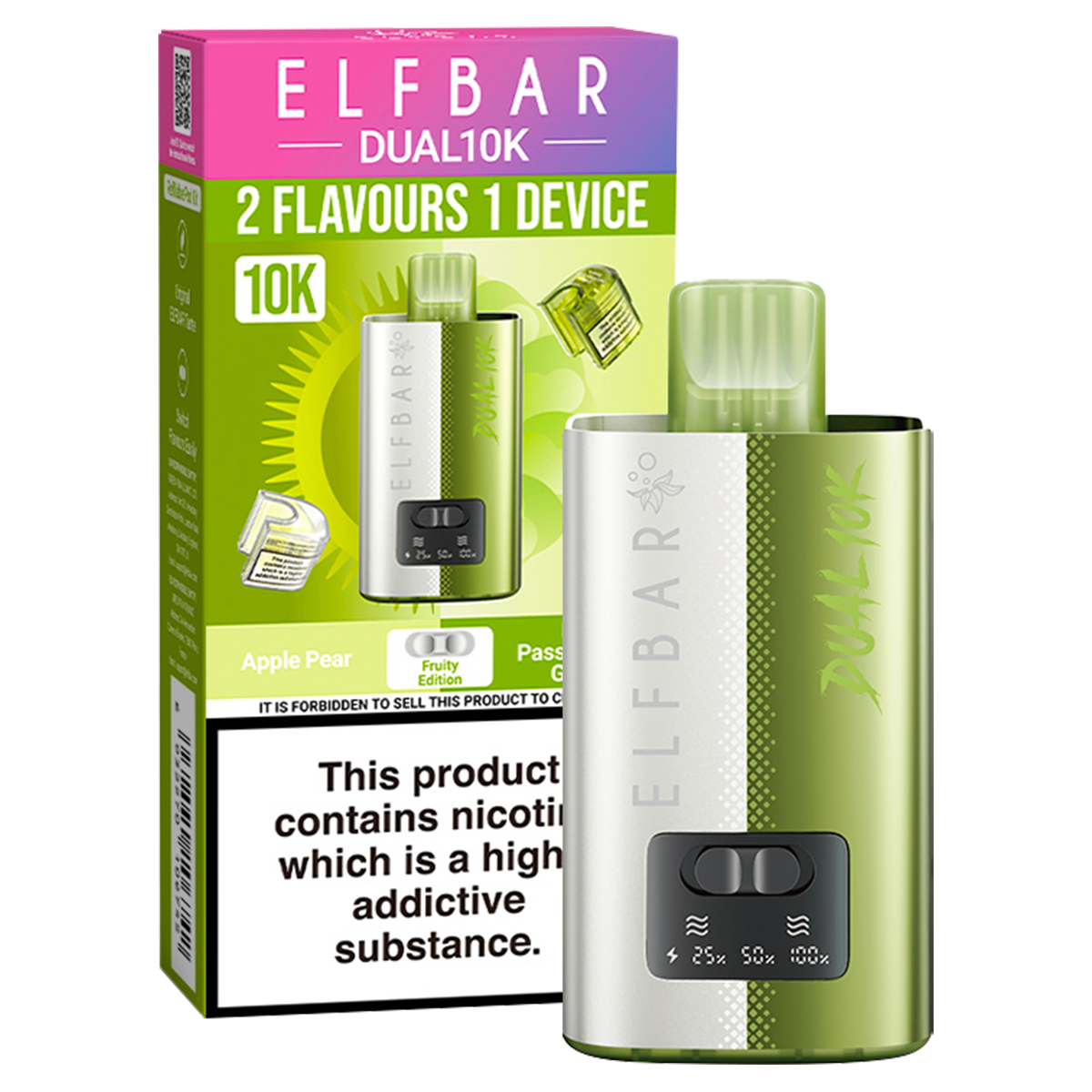 Elfbar Dual 10k Vape Kit Fruity Edition