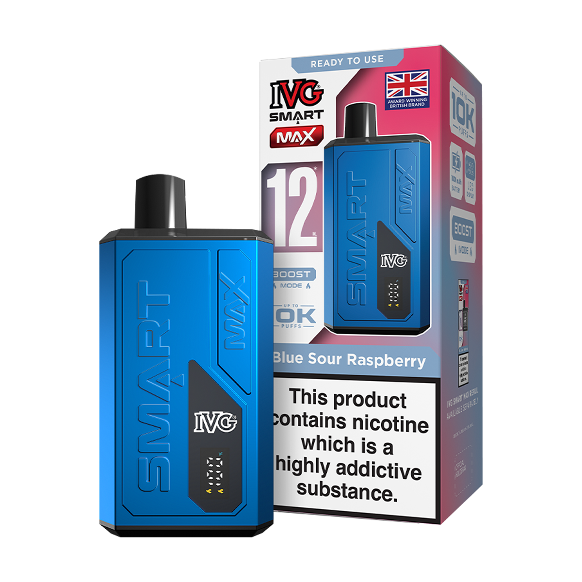 smart max device blue sour raspberry