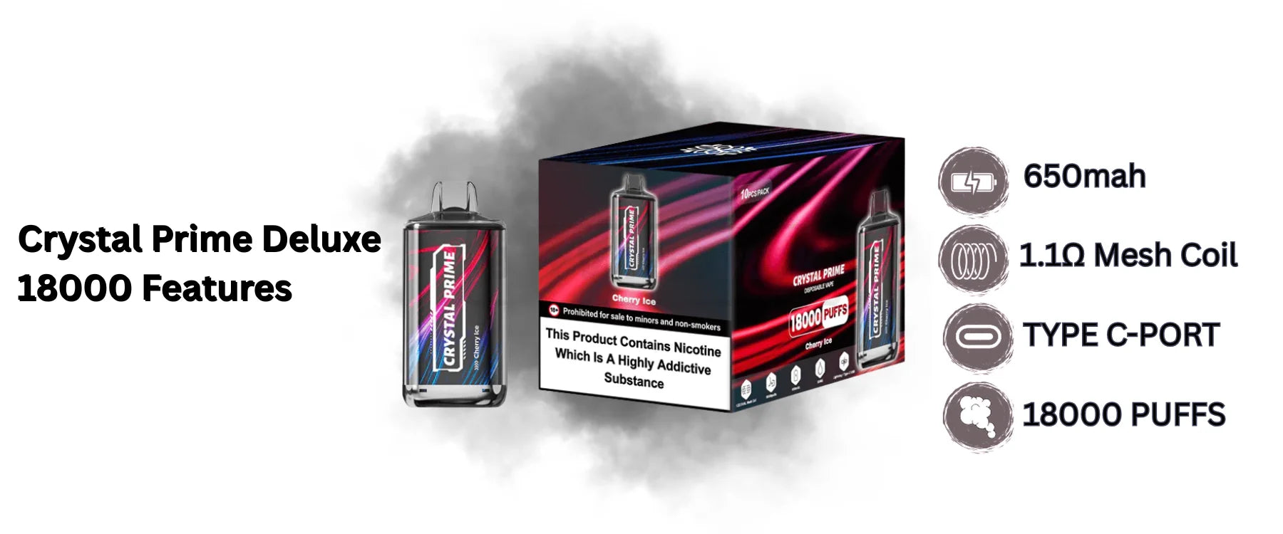 Crystal prime deluxe 18000