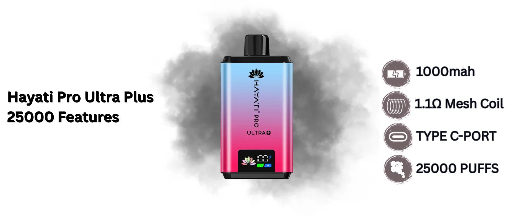 hayati pro ultra plus 25000 features