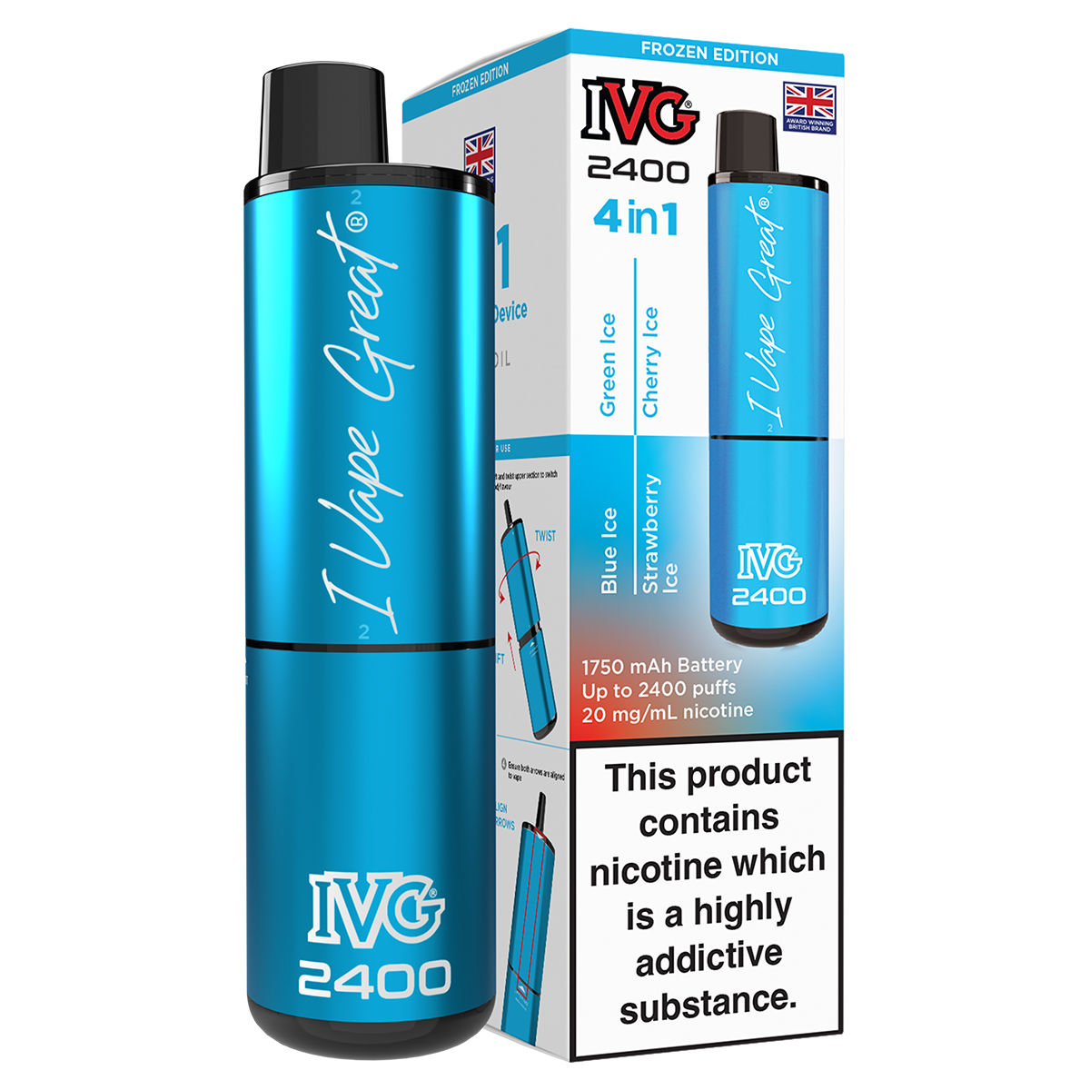 IVG 2400 Rechargeable Vape Kit
