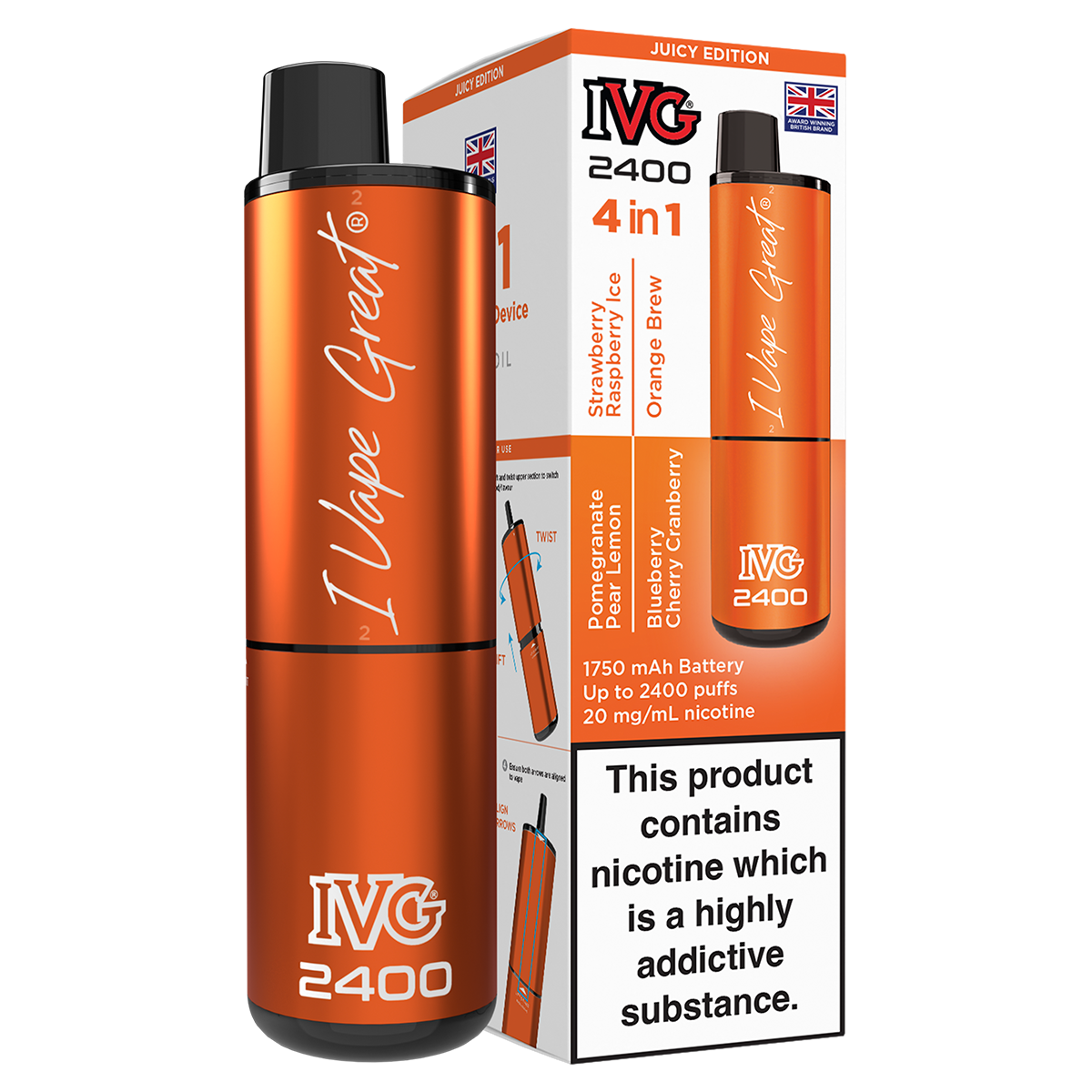 Juicy Edition IVG 2400 Disposable Device