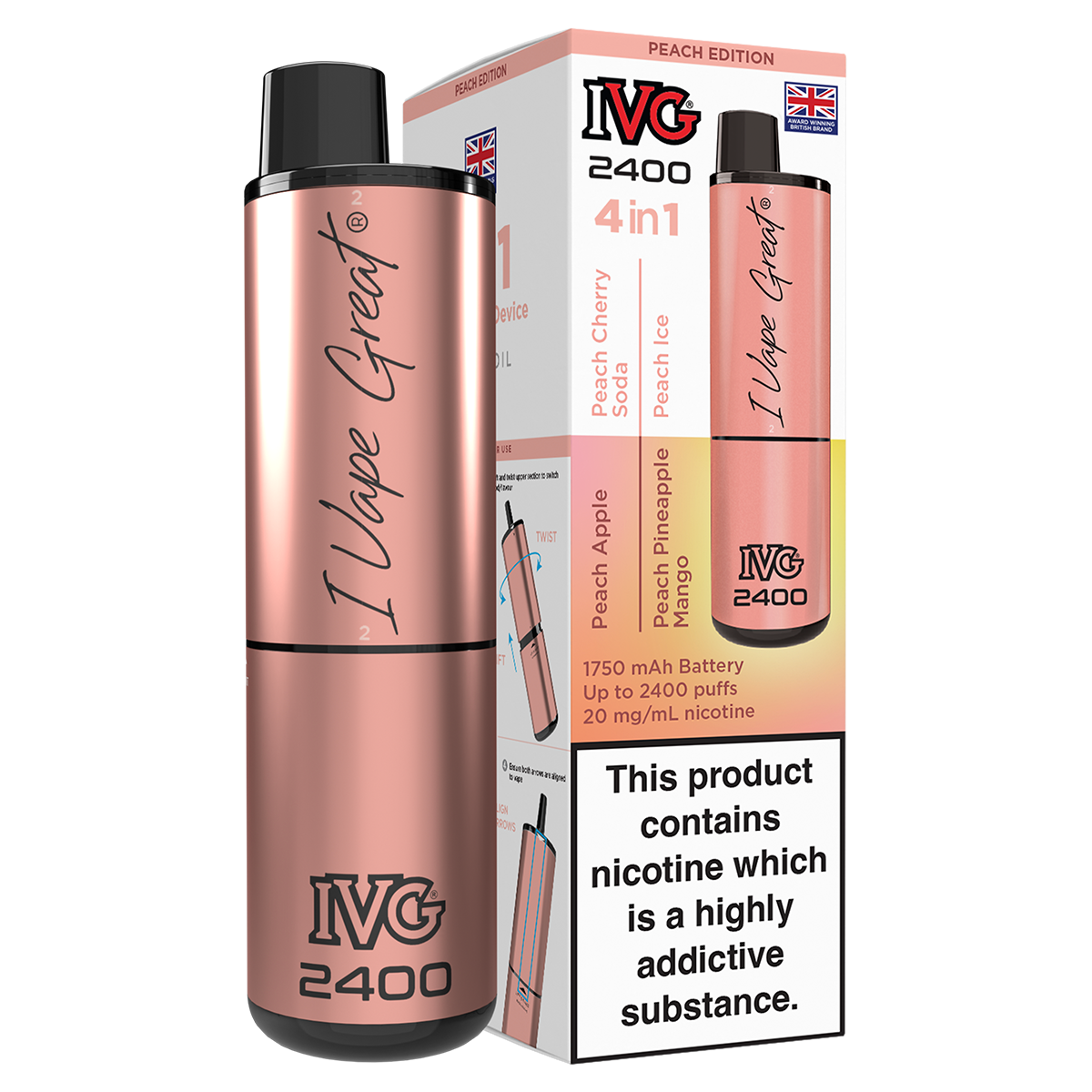 IVG 2400 Rechargeable Vape Kit