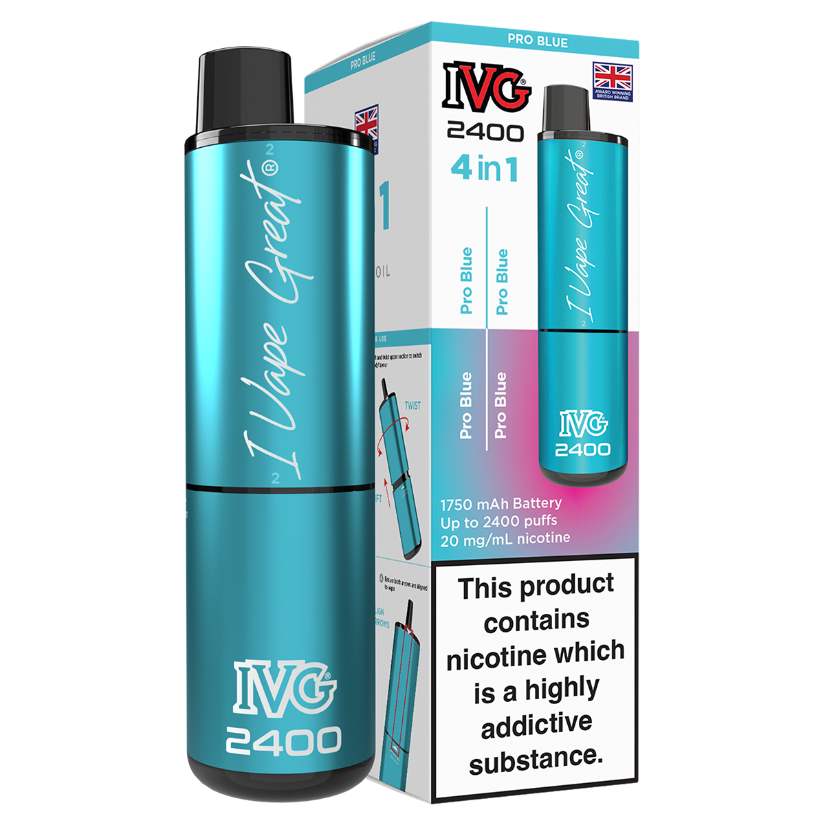 IVG 2400 Rechargeable Vape Kit