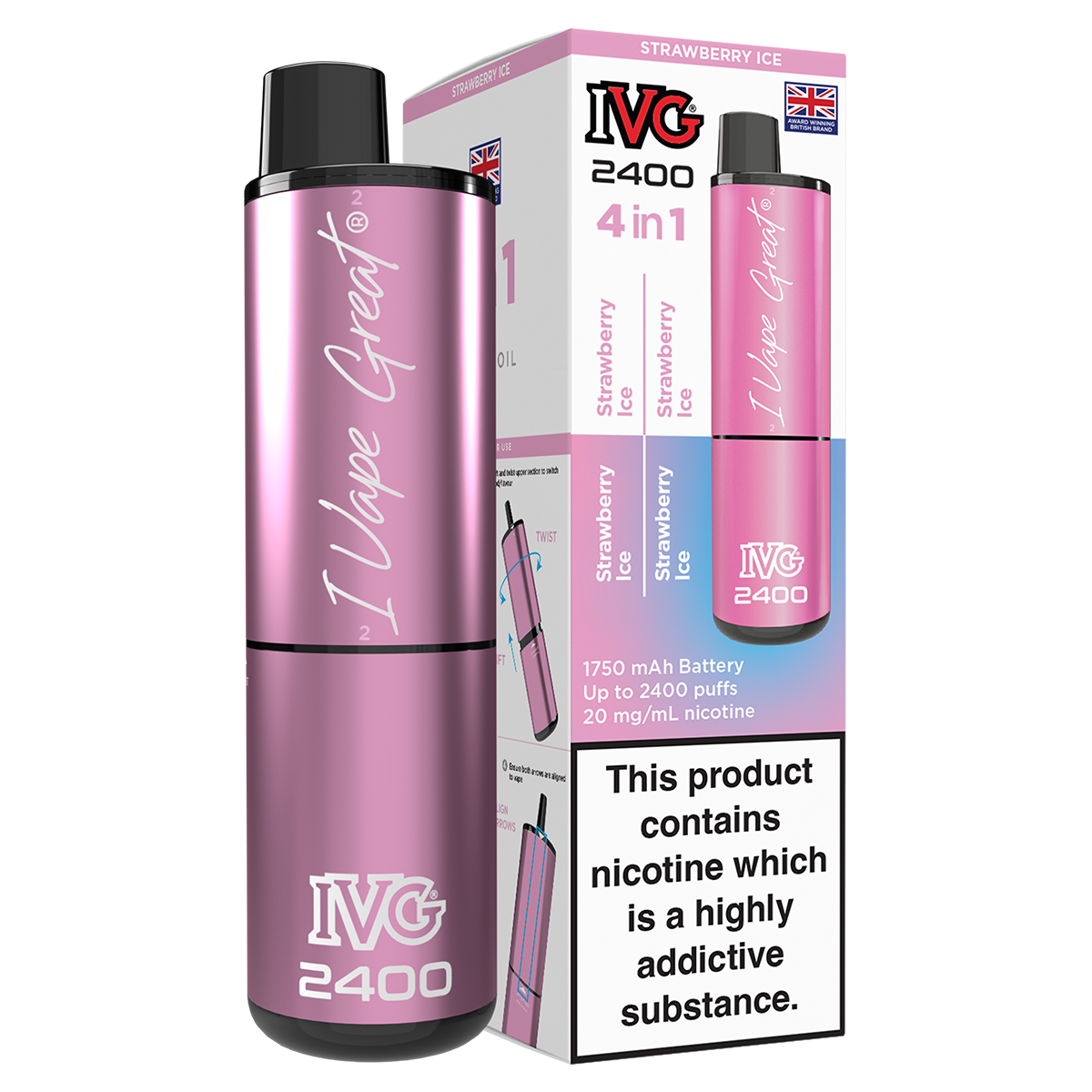 IVG 2400 Rechargeable Vape Kit