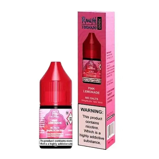RandM Tornado 7000 10ml Nic Salts – 50/50 E-Liquid