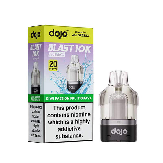 Vaporesso DOJO Blast 10K Kiwi Passion Fruit Guava Prefilled Pod & Refill