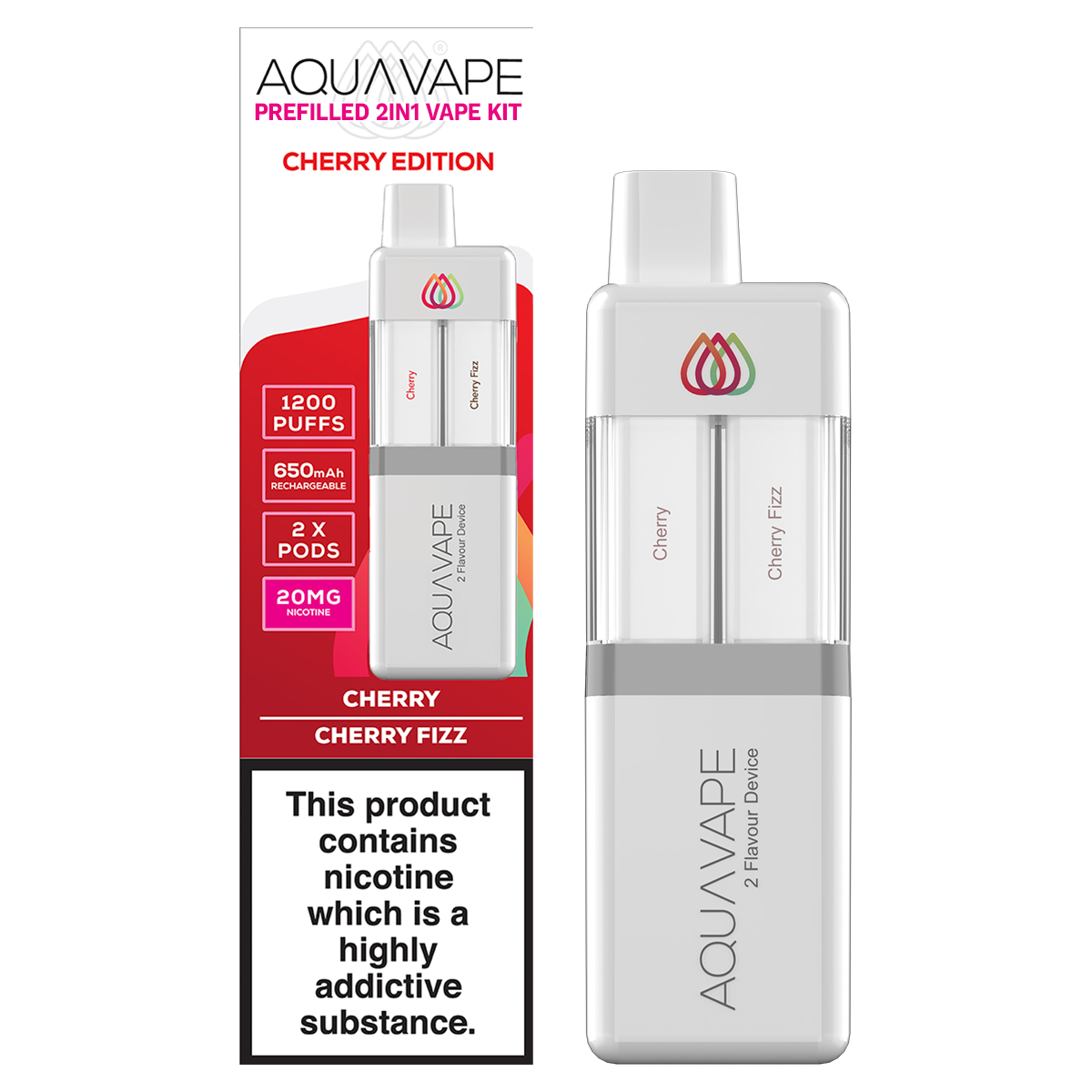 Aquavape 2in1 Vape Kit Cherry Edition