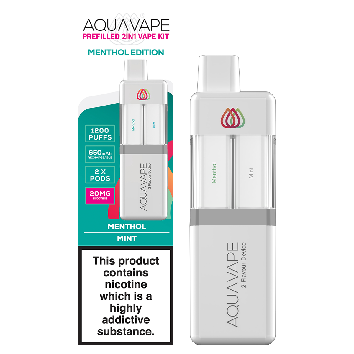 Aquavape 2in1 Vape Kit Menthol Edition