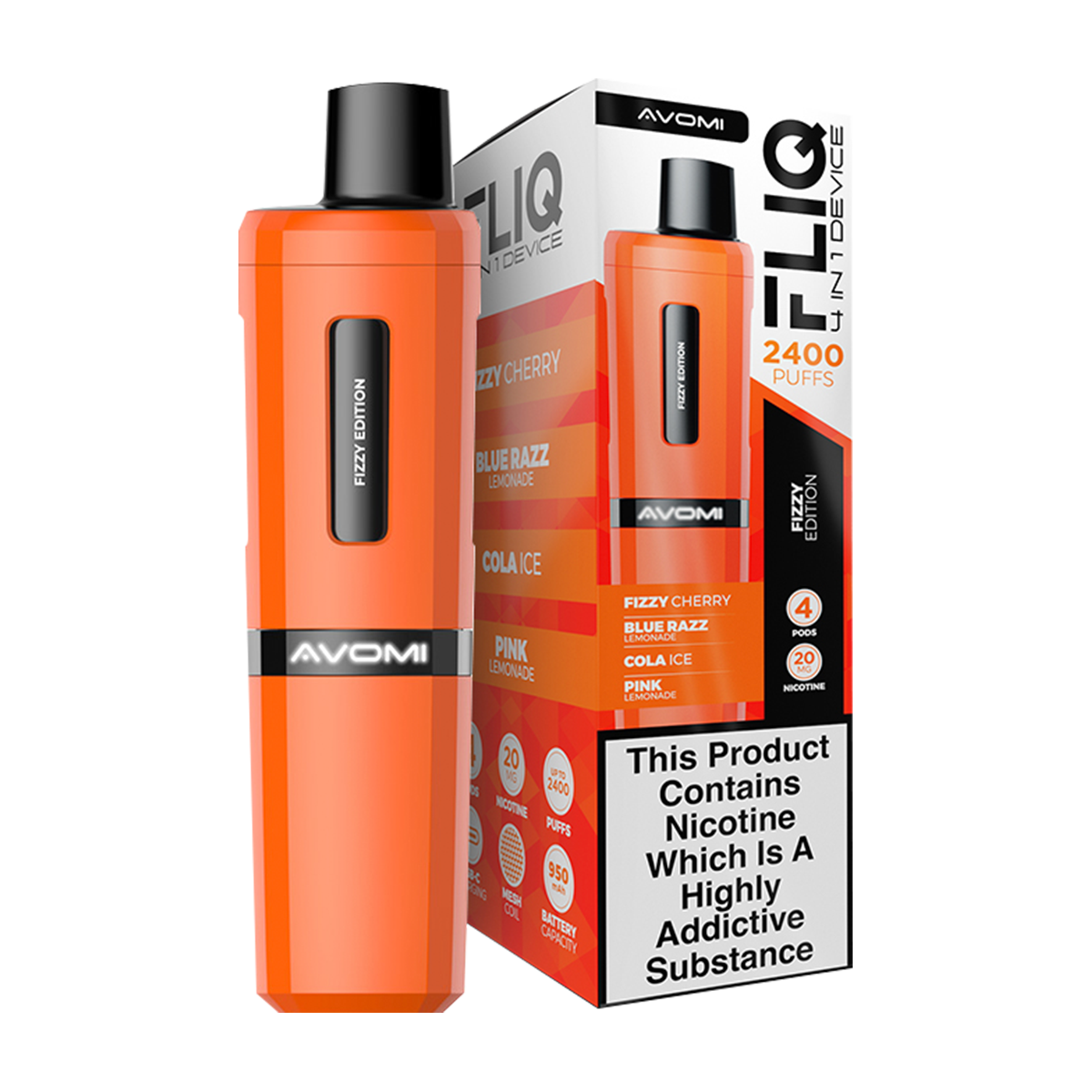 Fizzy Edition Avomi Fliq 4in1 Vape Kit