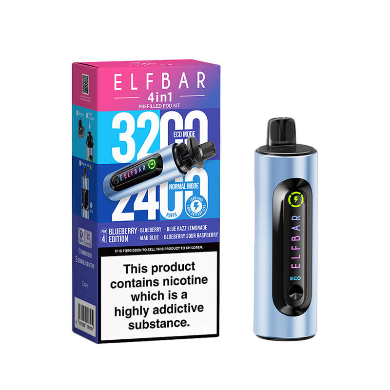 Elf Bar 4-in-1 Pod Kit – Ultimate Vaping Experience with 3200 Puffs