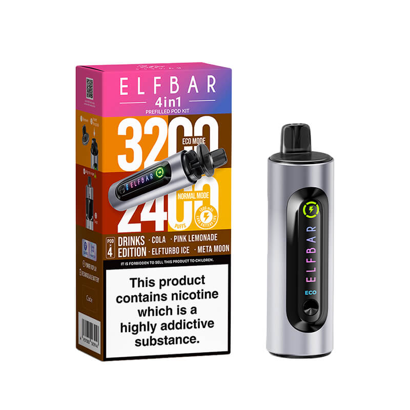 Elf Bar 4-in-1 Pod Kit – Ultimate Vaping Experience with 3200 Puffs