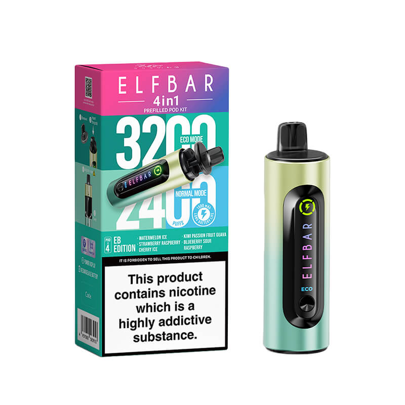 Elf Bar 4-in-1 Pod Kit – Ultimate Vaping Experience with 3200 Puffs