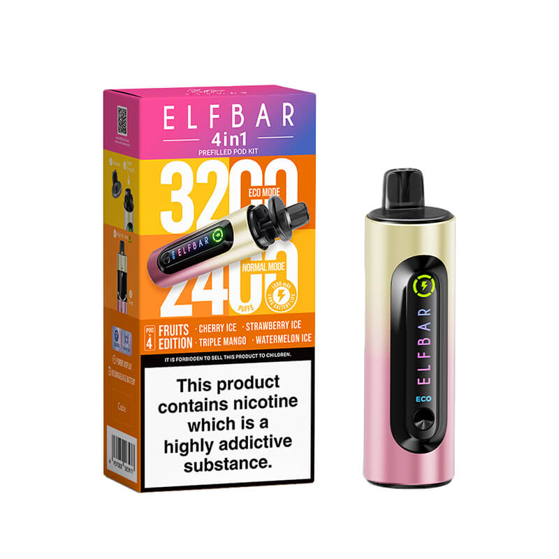 Elf Bar 4-in-1 Pod Kit – Ultimate Vaping Experience with 3200 Puffs