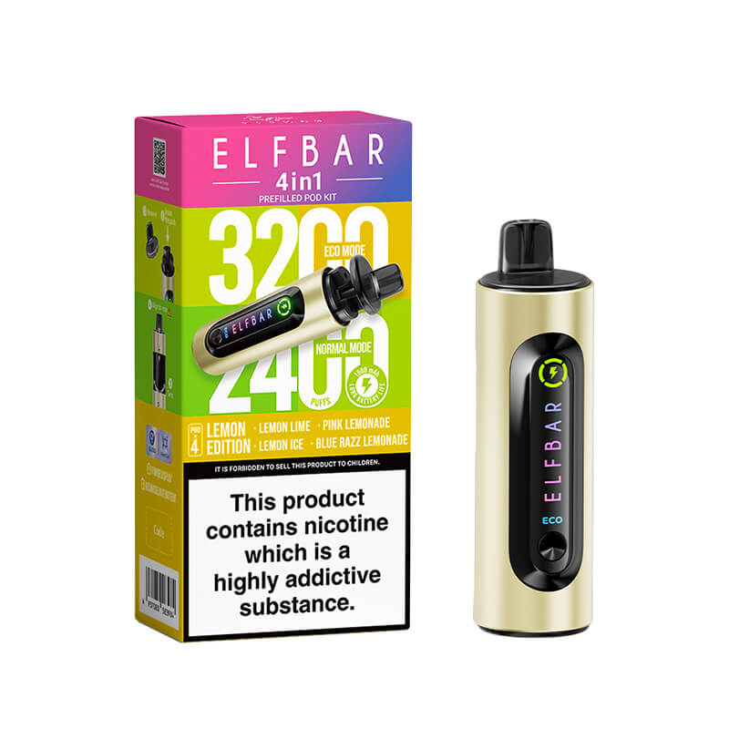 Elf Bar 4-in-1 Pod Kit – Ultimate Vaping Experience with 3200 Puffs