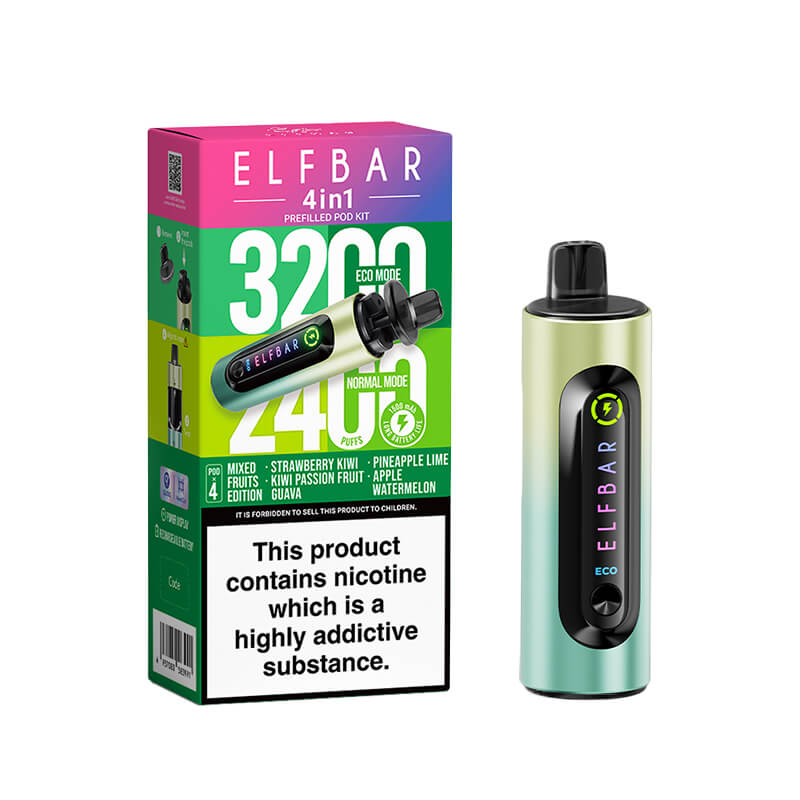 Elf Bar 4-in-1 Pod Kit – Ultimate Vaping Experience with 3200 Puffs