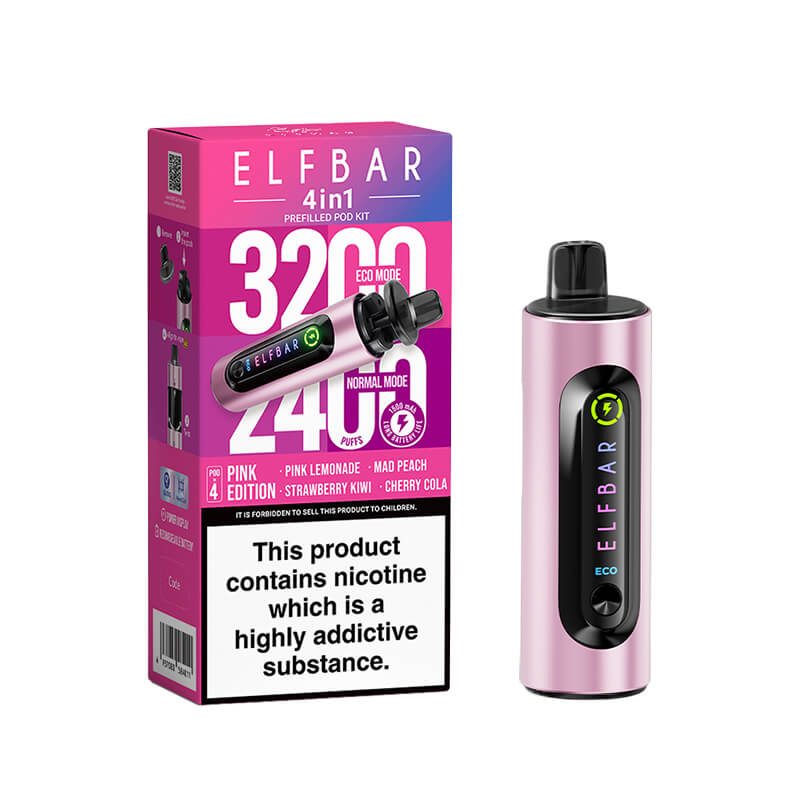 Elf Bar 4-in-1 Pod Kit – Ultimate Vaping Experience with 3200 Puffs