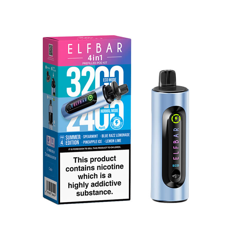 Elf Bar 4-in-1 Pod Kit – Ultimate Vaping Experience with 3200 Puffs