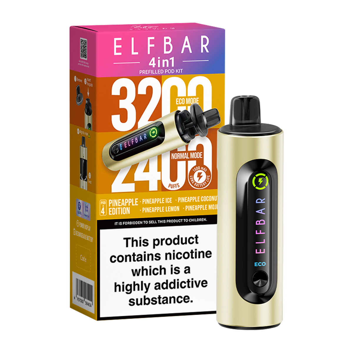 Pineapple Edition Elfbar 4in1 Vape Kit