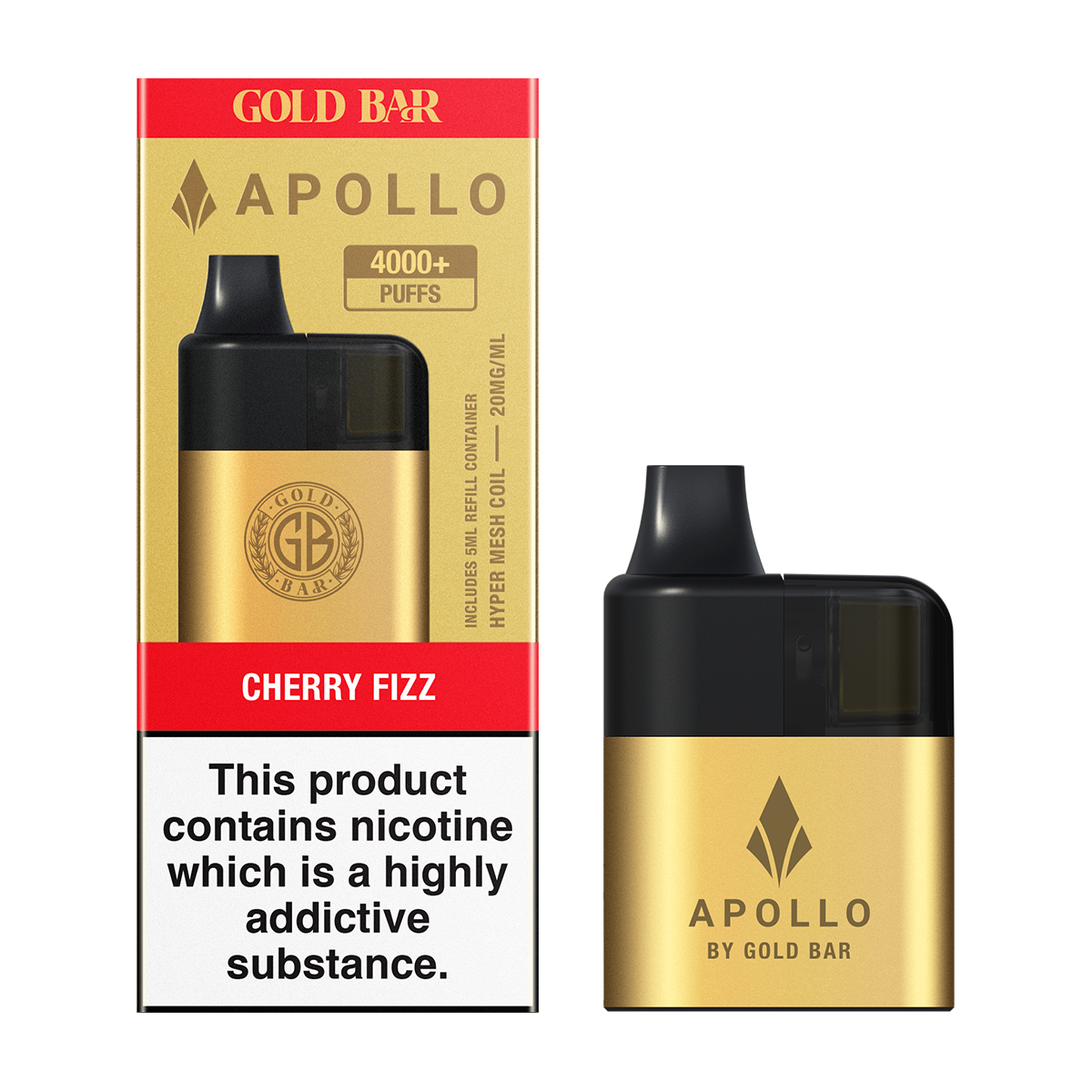 Gold Bar Apollo AIO Kit Cherry Fizz