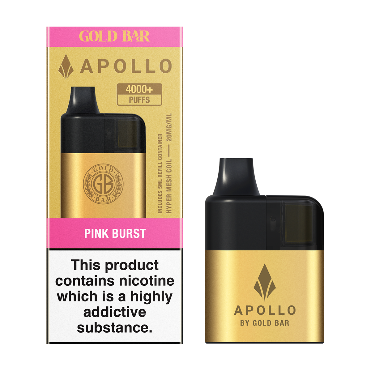 Gold Bar Apollo AIO Kit Pink Burst