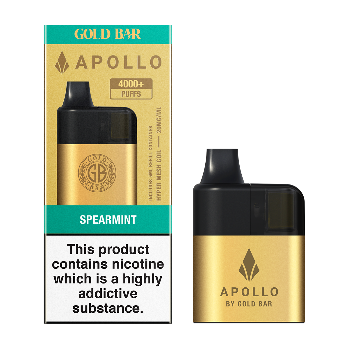 Gold Bar Apollo AIO Kit Spearmint
