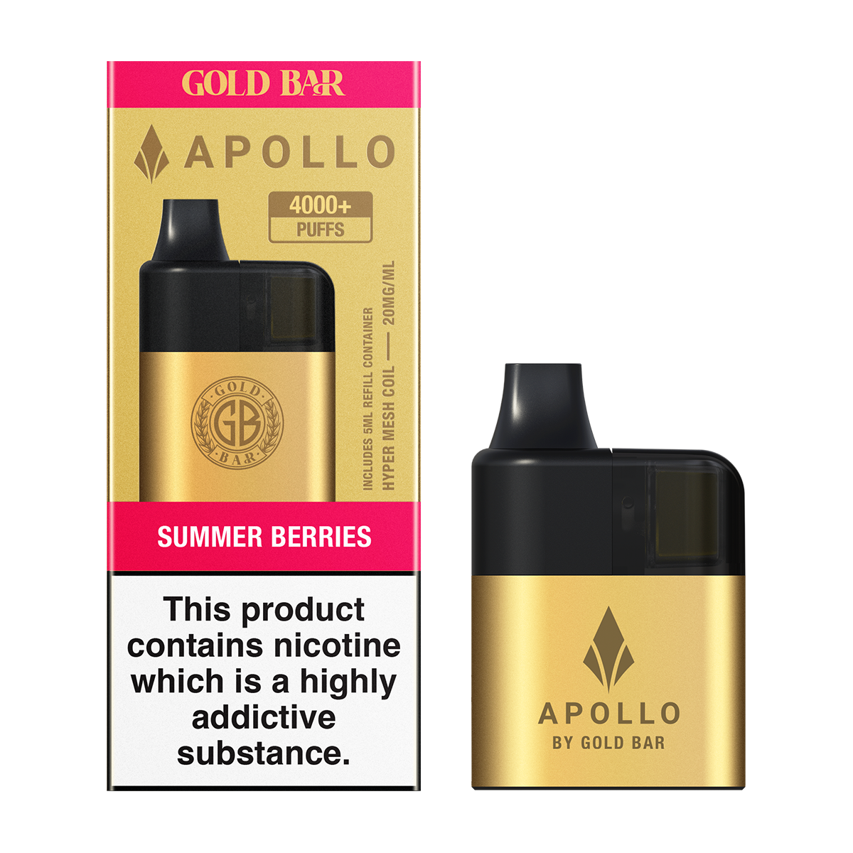 Gold Bar Apollo AIO Kit Summer Berries