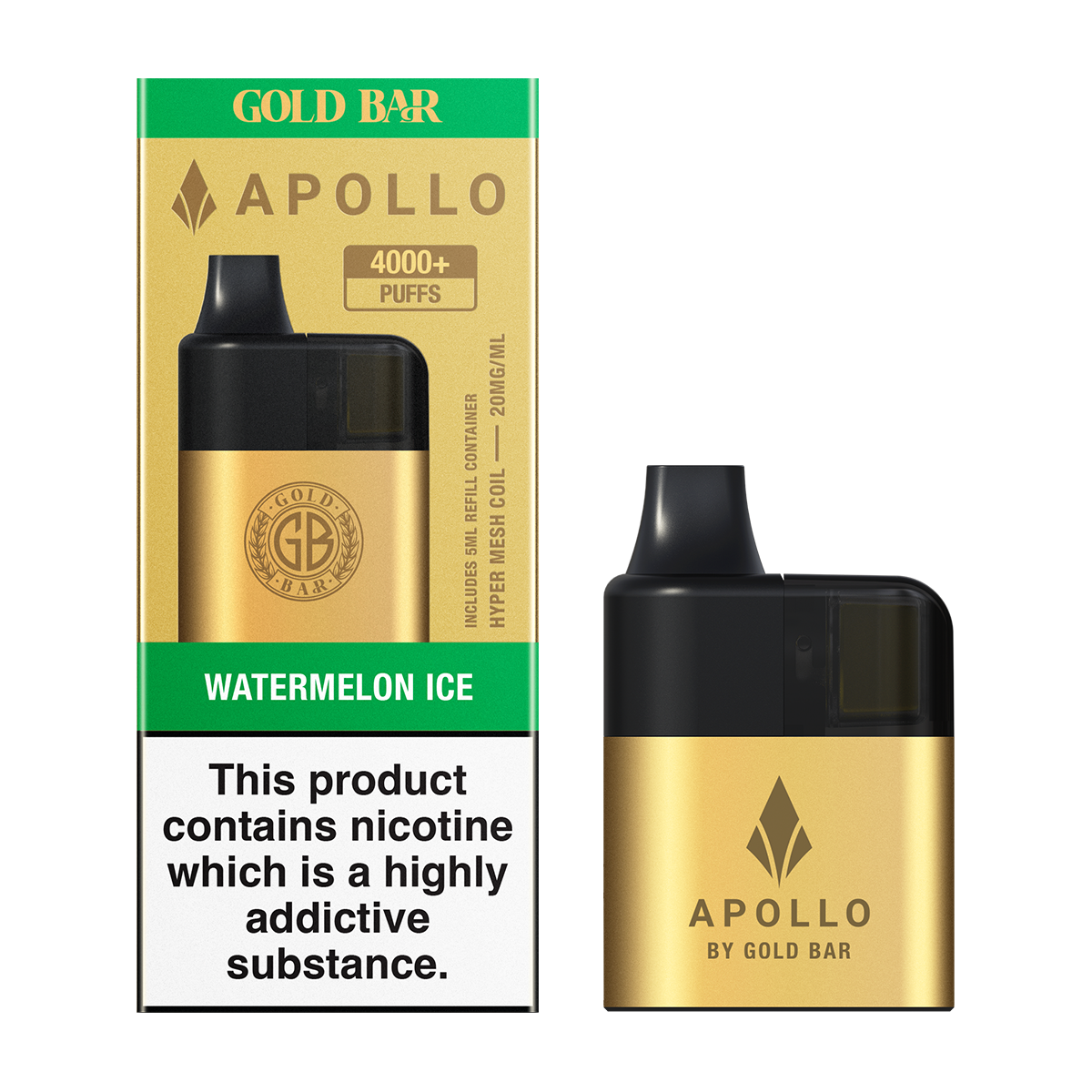 Gold Bar Apollo AIO Kit Watermelon Ice