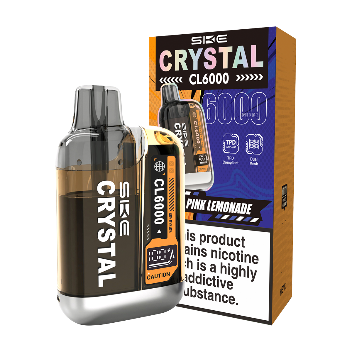 Pink Lemonade SKE Crystal CL6000 Big Puff Vape