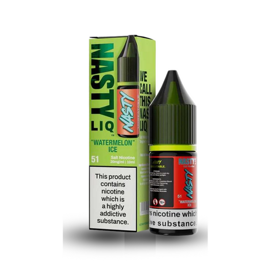 Watermelon Ice Nic Salt E-liquid by Nasty